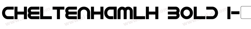 CheltenhamLH Bold I字体转换